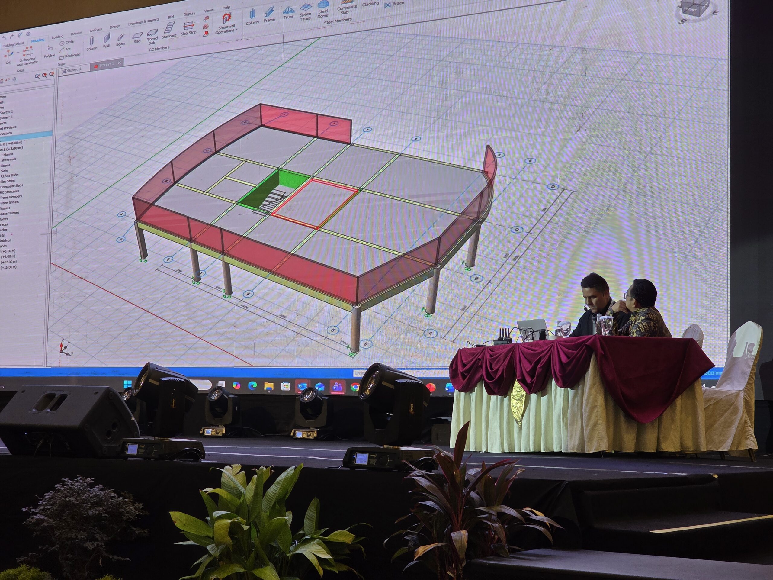 ProtaStructure SNI 2019 design software demo for Indonesian engineers at HAKI 2026