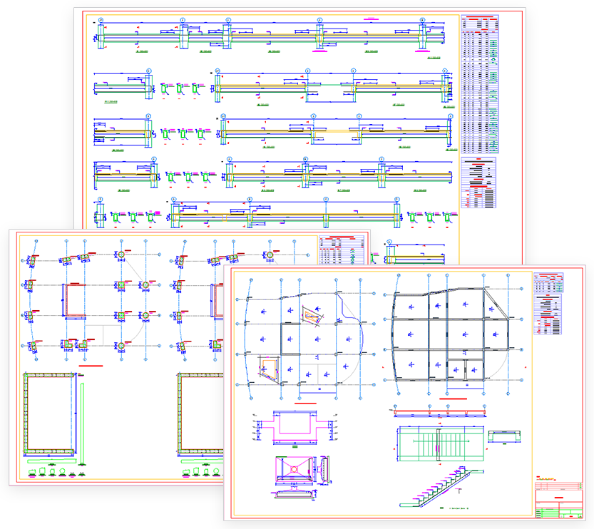 Unique Automation for RC Detail Drawings