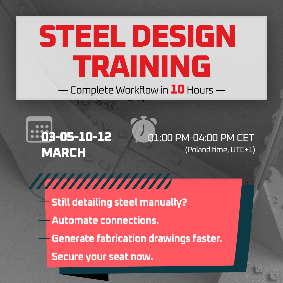 Steel Design and Detailing Software Training